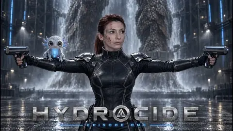 Source image for Launch an AI sci-fi series with episode 1: HYDROCIDE, 300K views