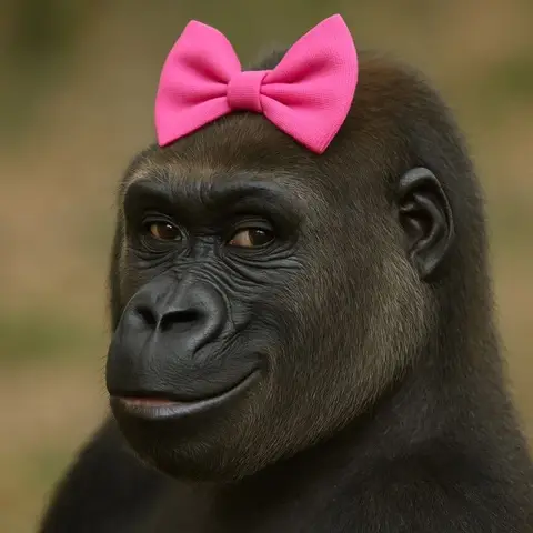 Source image for Build an AI character franchise like Kim the Gorilla: 648K TikTok followers