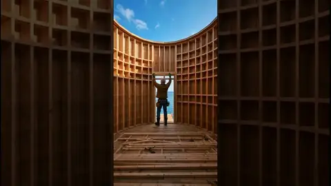 Source image for Make AI fantasy shelter videos like MegaWorks AI: 17M views on an underwater build