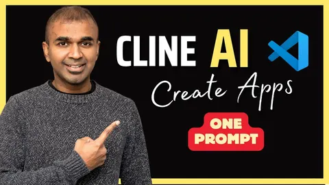 Source image for Cline in VS Code builds full apps from plain prompts: 79.6K views