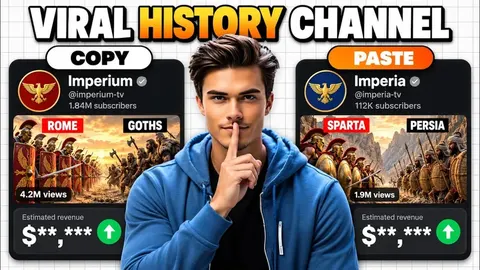 Clone a viral faceless history channel format with AI: 19.8K views