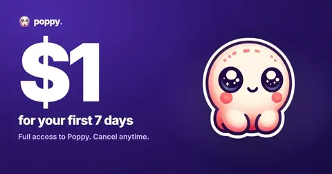 Source image for Build the AI tool you wished you had as a creator: Poppy AI, $400K a month