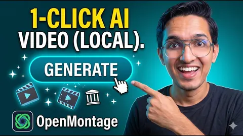 Source image for OpenMontage, a free local AI video production system: 33K views