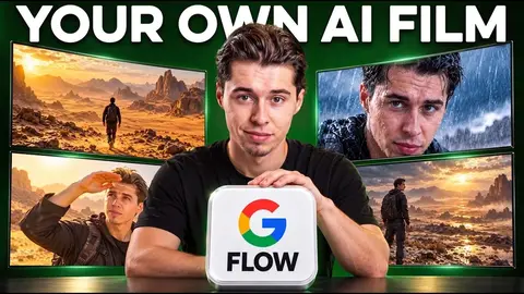 Source image for Storyboard a 40-second AI short film in Google Flow