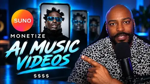 Source image for Earn daily from Suno songs with AI music video Shorts