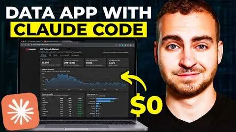 Source image for Build a real data app with Claude Code for $0: 63.5K views