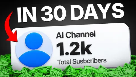 Monetize a brand new AI YouTube channel in 30 days: 414.6K views