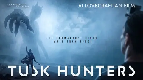 Source image for Make a Lovecraftian AI short film in Flick: Tusk Hunters, 132K views