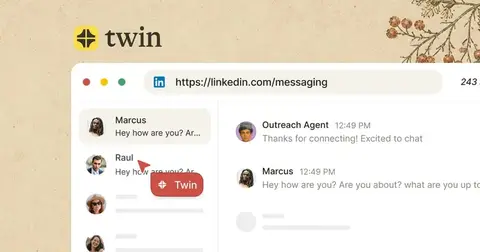 Source image for Launch an AI automation agent to a waitlist: Twin, $8K MRR in 48 hours