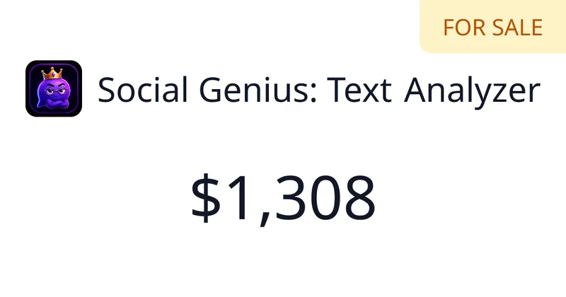 Source image for Build an AI texting coach: Social Genius, $410 MRR