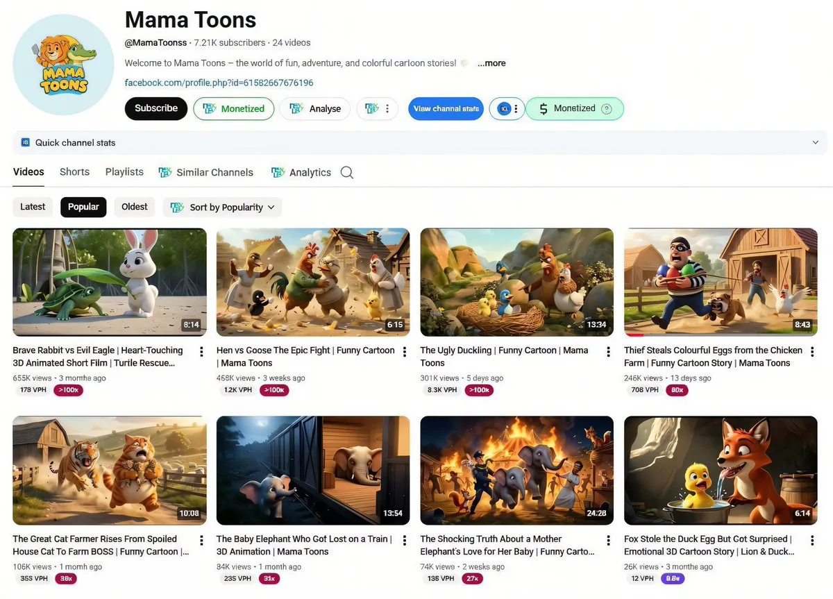Source image for Start a Faceless Kids Animation YouTube Channel, as @ZaydenTech Breaks Down