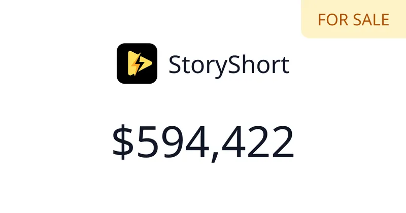 Source image for Make short videos from text prompts: StoryShort, $20.3K MRR