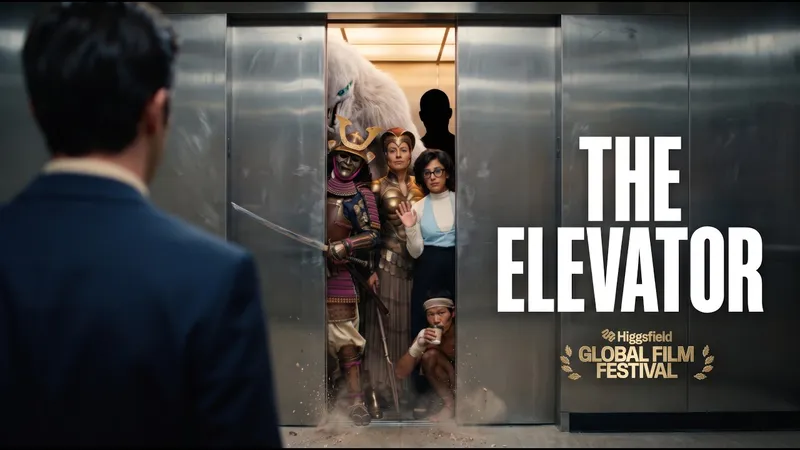 Source image for Make an AI comedy thriller with Seedance and CapCut: The Elevator, 88K views