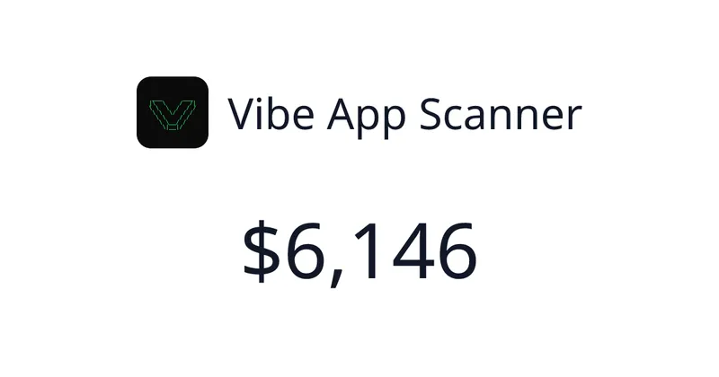 Source image for Vibe App Scanner: a security scanner for AI-built apps, $788/mo