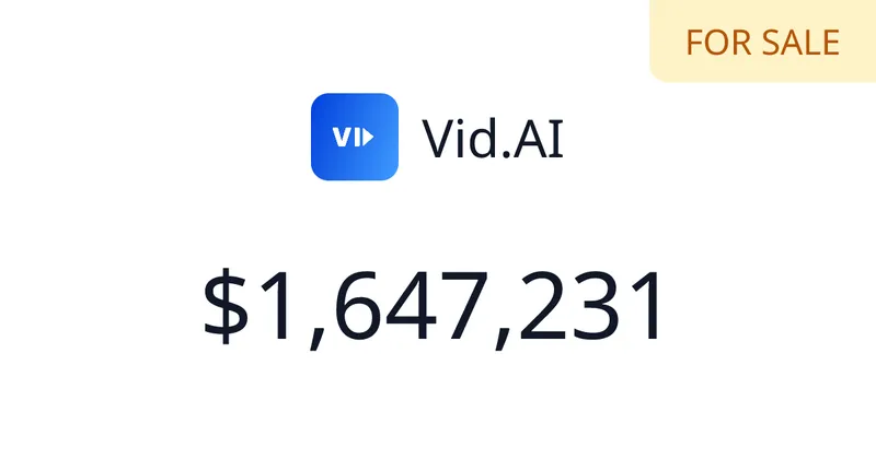 Source image for Turn scripts into ready-to-post videos: Vid.AI, $46.9K MRR