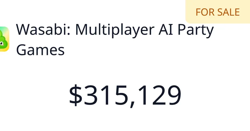 Source image for Build viral AI party games: Wasabi, $5,144 MRR