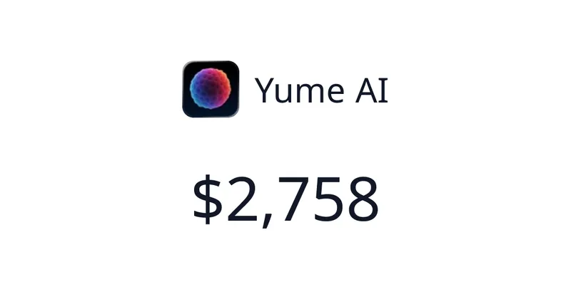 Source image for Yume AI: turn your imagination into AI images, $1,067 MRR