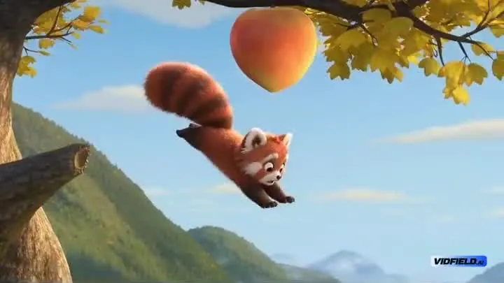 Still from the result video: 30-Second 3D Adventure (Koda the Red Panda)