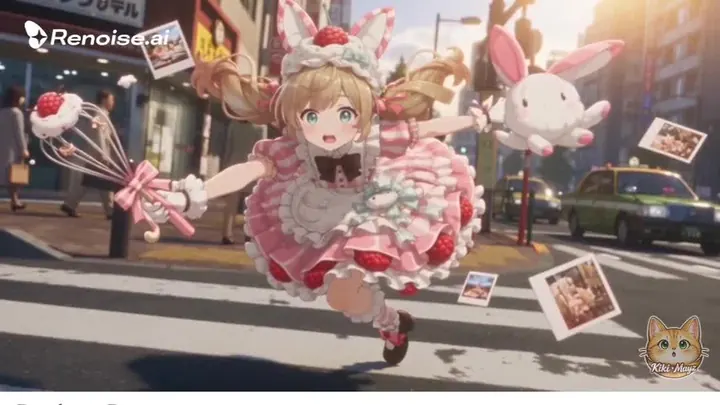 Still from the result video: Time-Freeze Anime Shot (Time Freeze VI)
