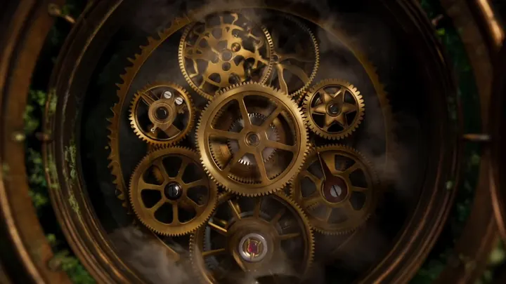 Still from the result video: Steampunk Clockwork 30s One-Take
