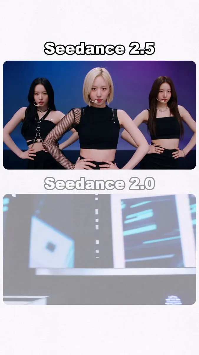 Still from the result video: K-Pop Girl Group Dance Scene
