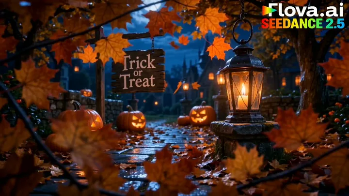 Still from the result video: Halloween Festival at a Gothic Mansion