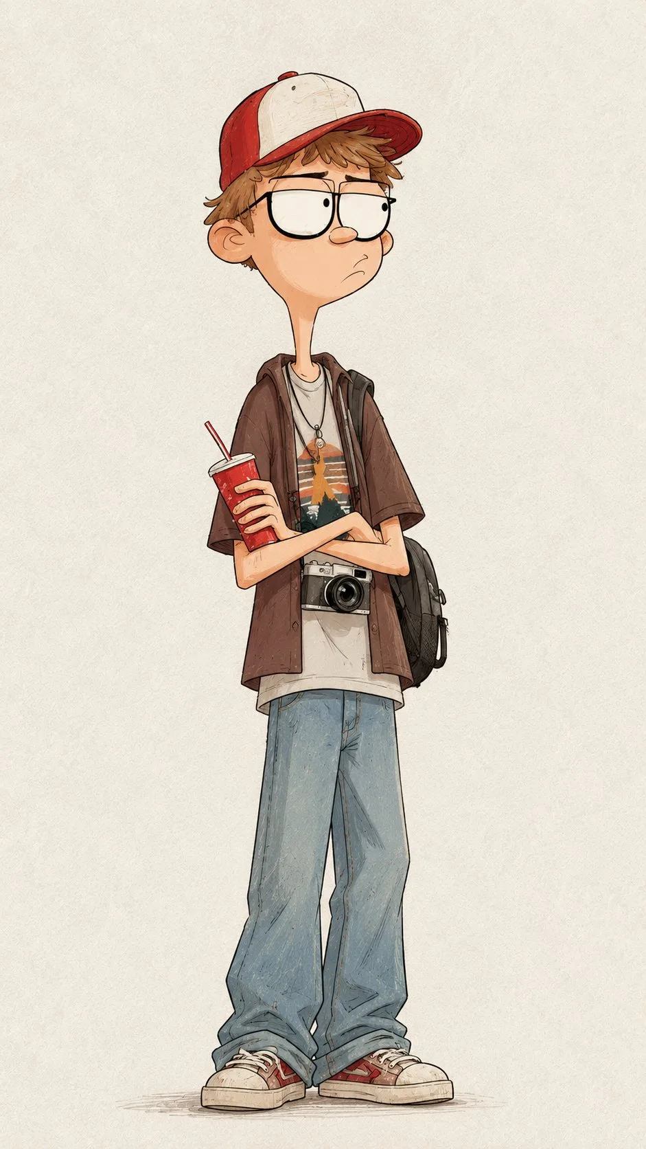 Result image 1 of 4: Hand-Drawn 2D Cartoon Character