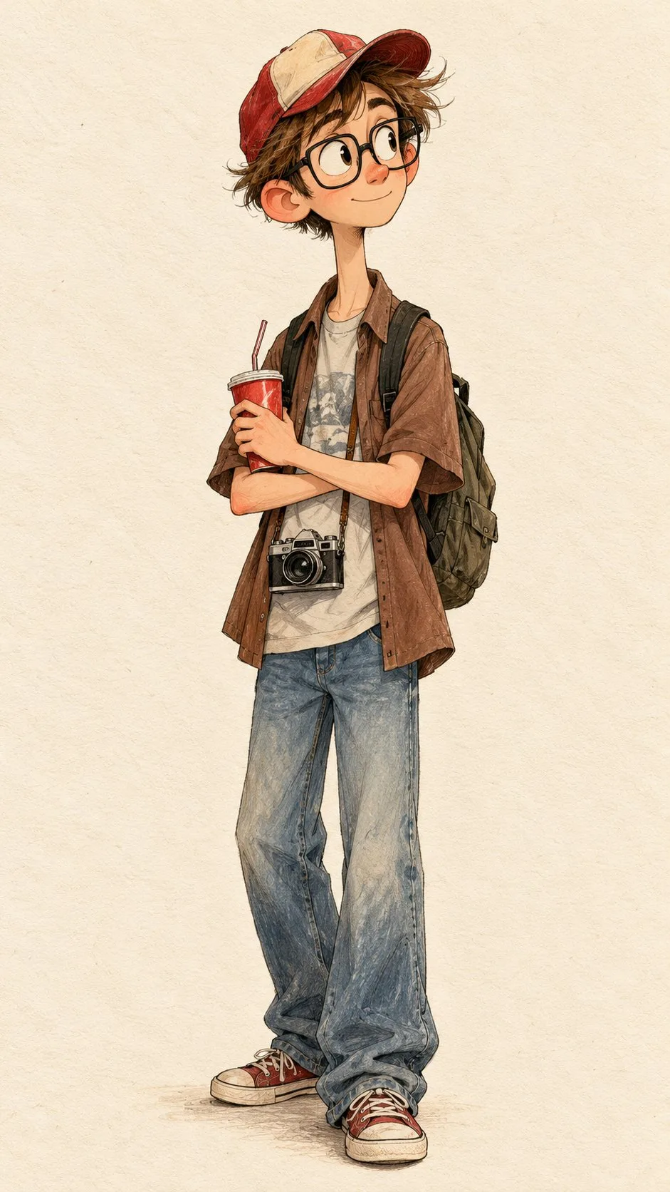 Result image 4 of 4: Hand-Drawn 2D Cartoon Character